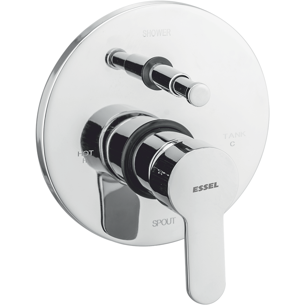 Single lever diverter upper part compatible with 35 mm diverter