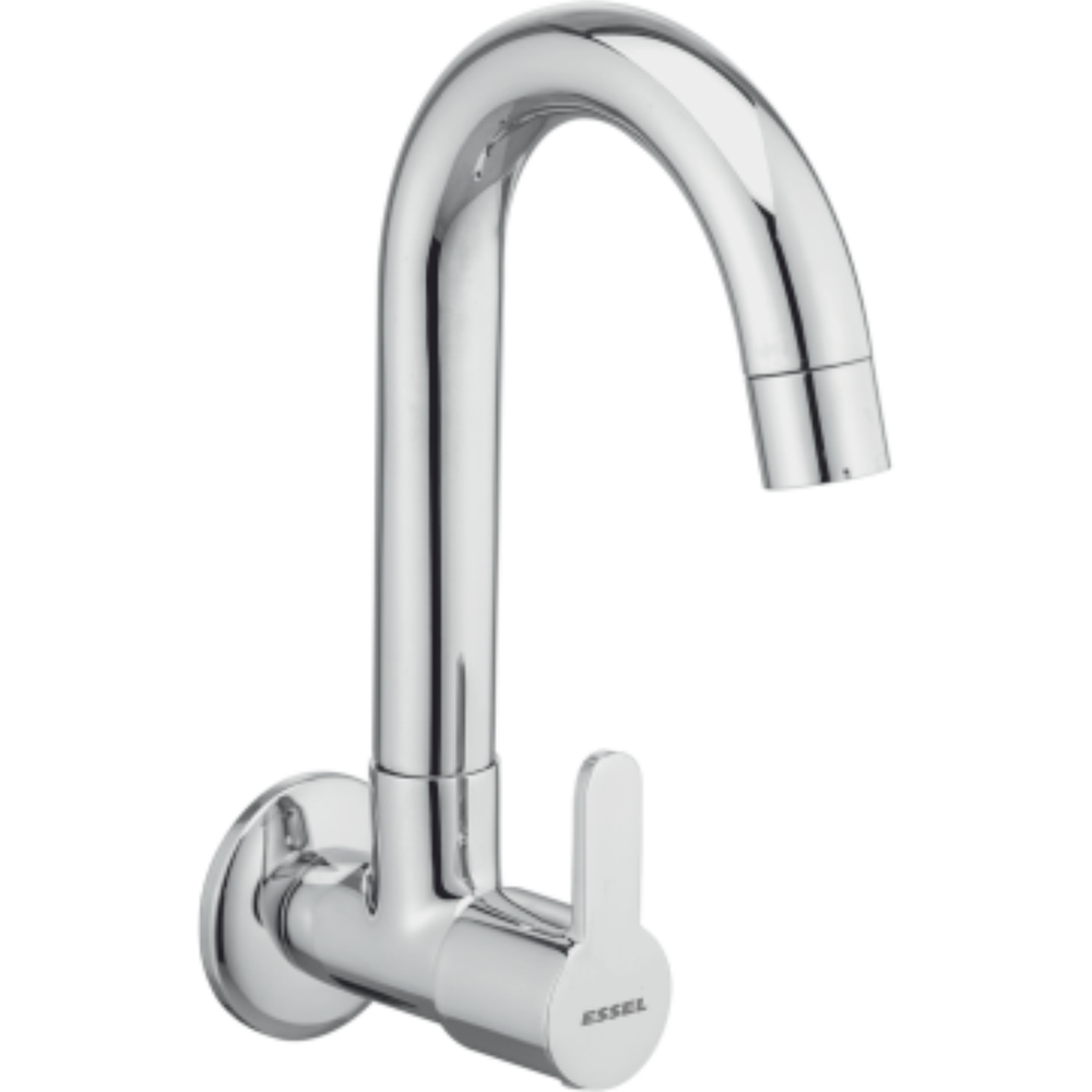 111054 - Sink cock - wall mounted with full motion spout and aerator