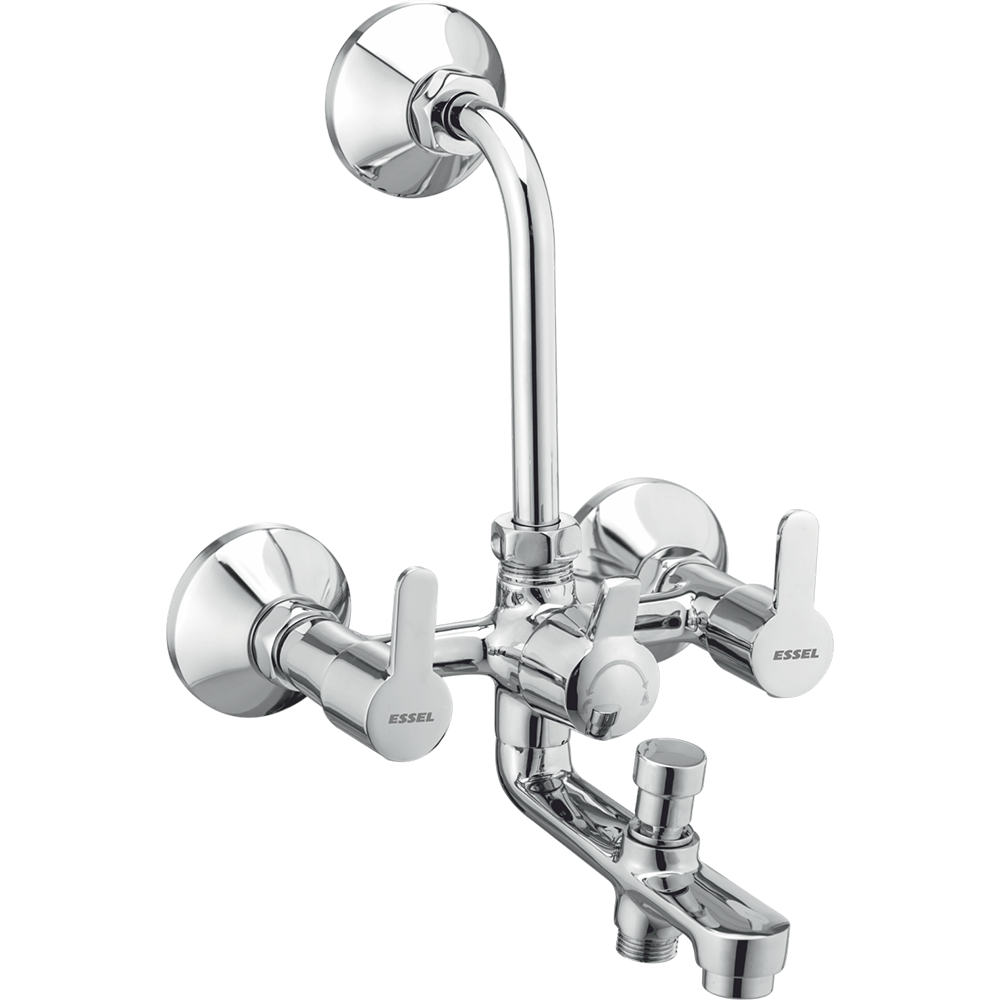 111064 - Wall mixer with inbuilt 3 in 1 arrangement, provision for hand shower and overhead shower (inclusive of 115mm bend pipe)