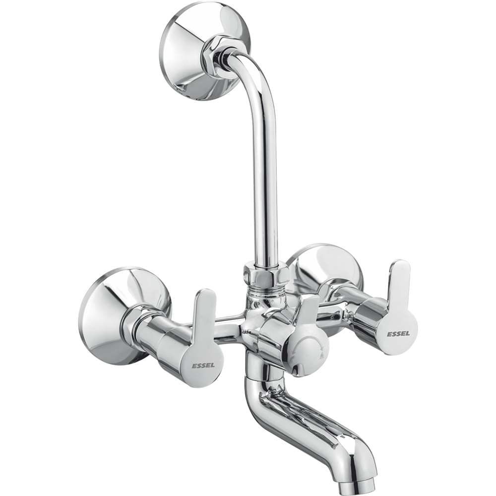 111065 - Wall mixer with in built provision for overhead shower (inclusive of 115mm bend pipe)