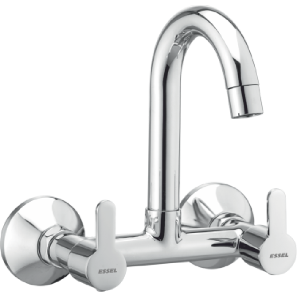 111069 - Sink mixer - wall mounted with full motion spout and aerator