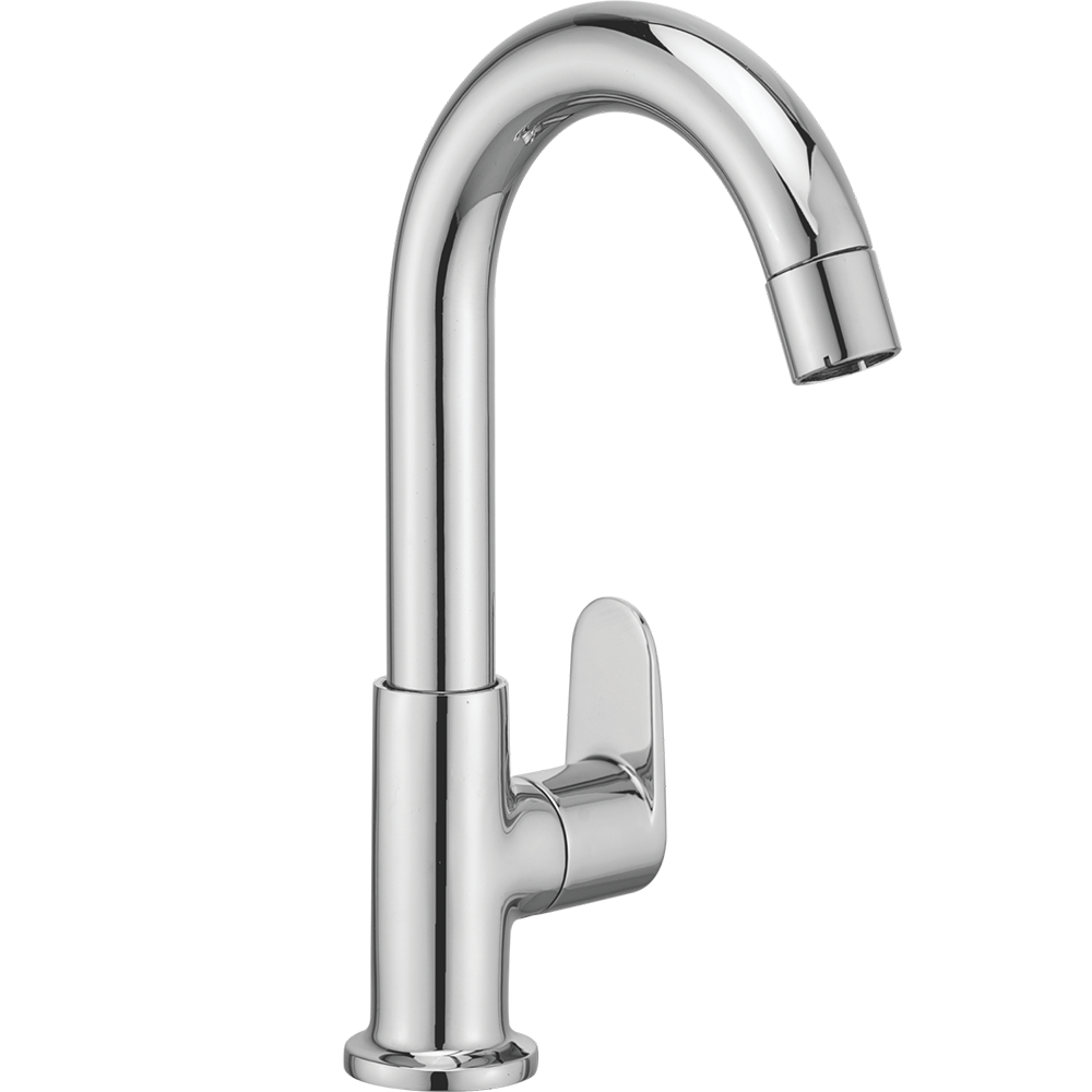 118053 Swan neck with fixed spout and  aerator (left),