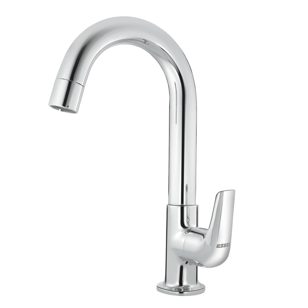 120053/120253 120503 - Swan Neck with fixed spout and aerator (Le) 120253 with right side handle