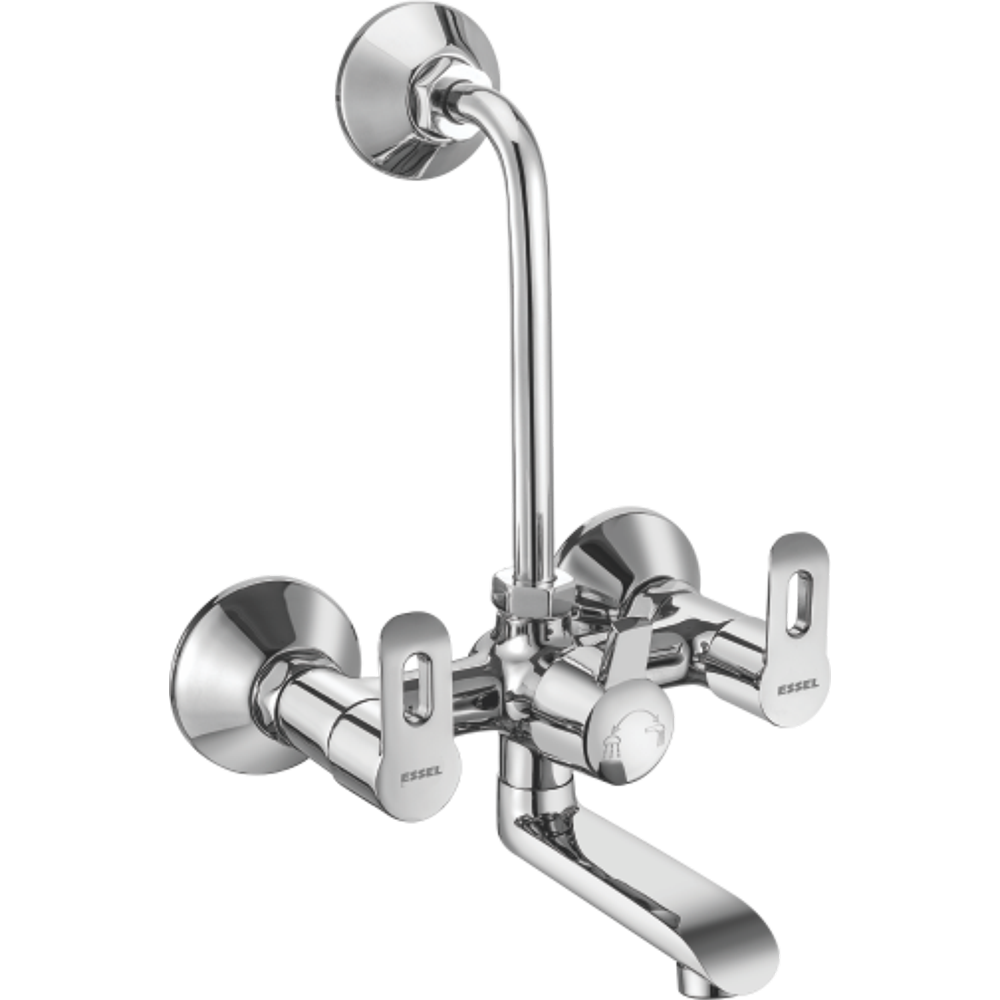 122065 - Wall mixer with inbuilt provision  for overhead shower (inclusive of  115mm bend pipe)