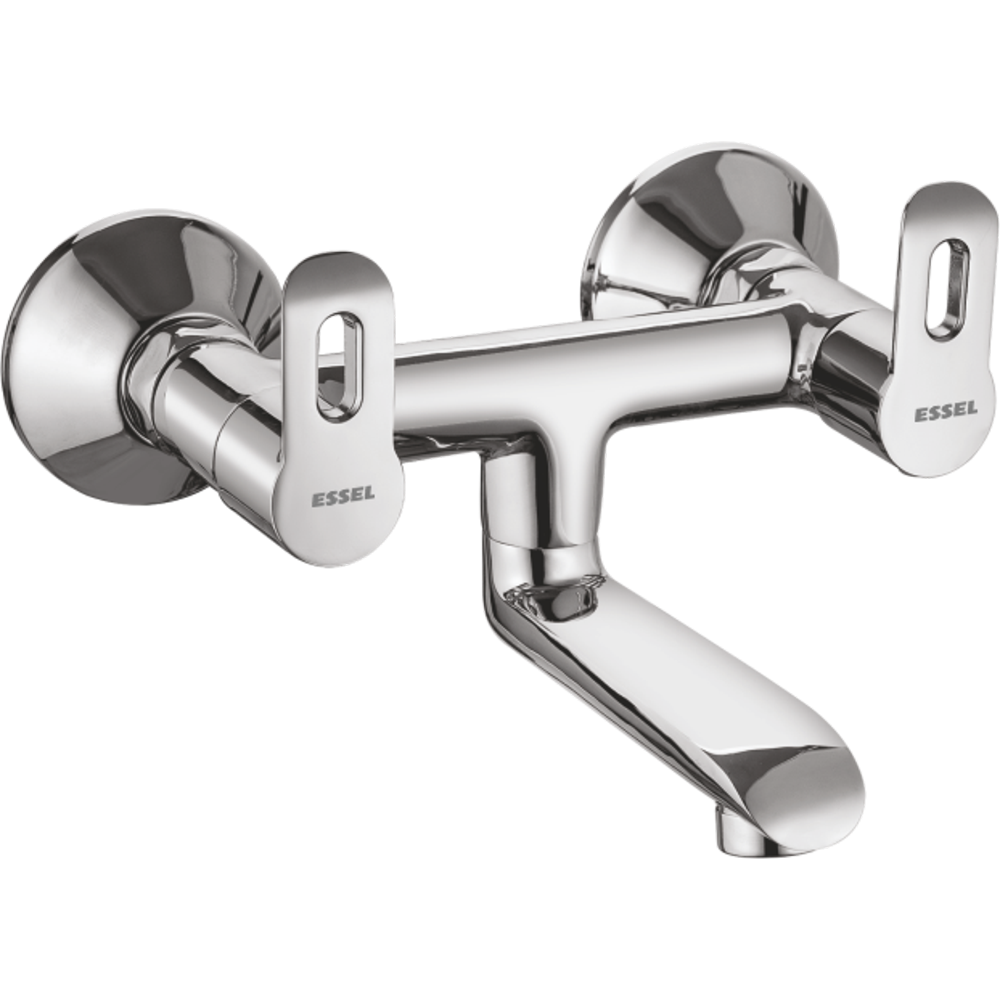 122068 - Wall mixer with connecting  legs and wall flange