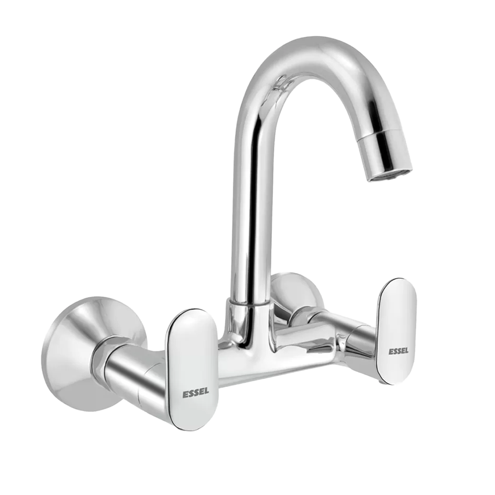 123069 - Sink mixer Wall mounted with  full motion spout and Aerator