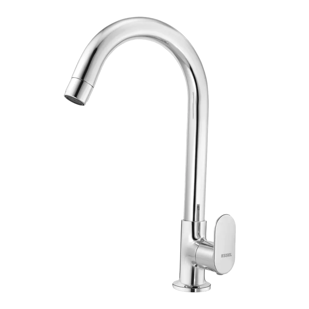 123154 - Sink Cock Table mounted with  full motion spout and Aerator