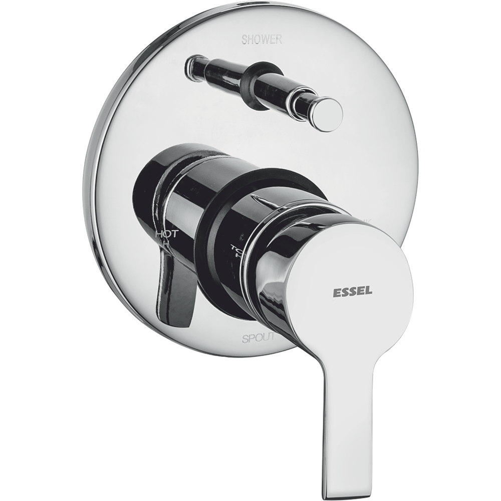 Single lever diverter upper part  compatible with 3 inlet diverter