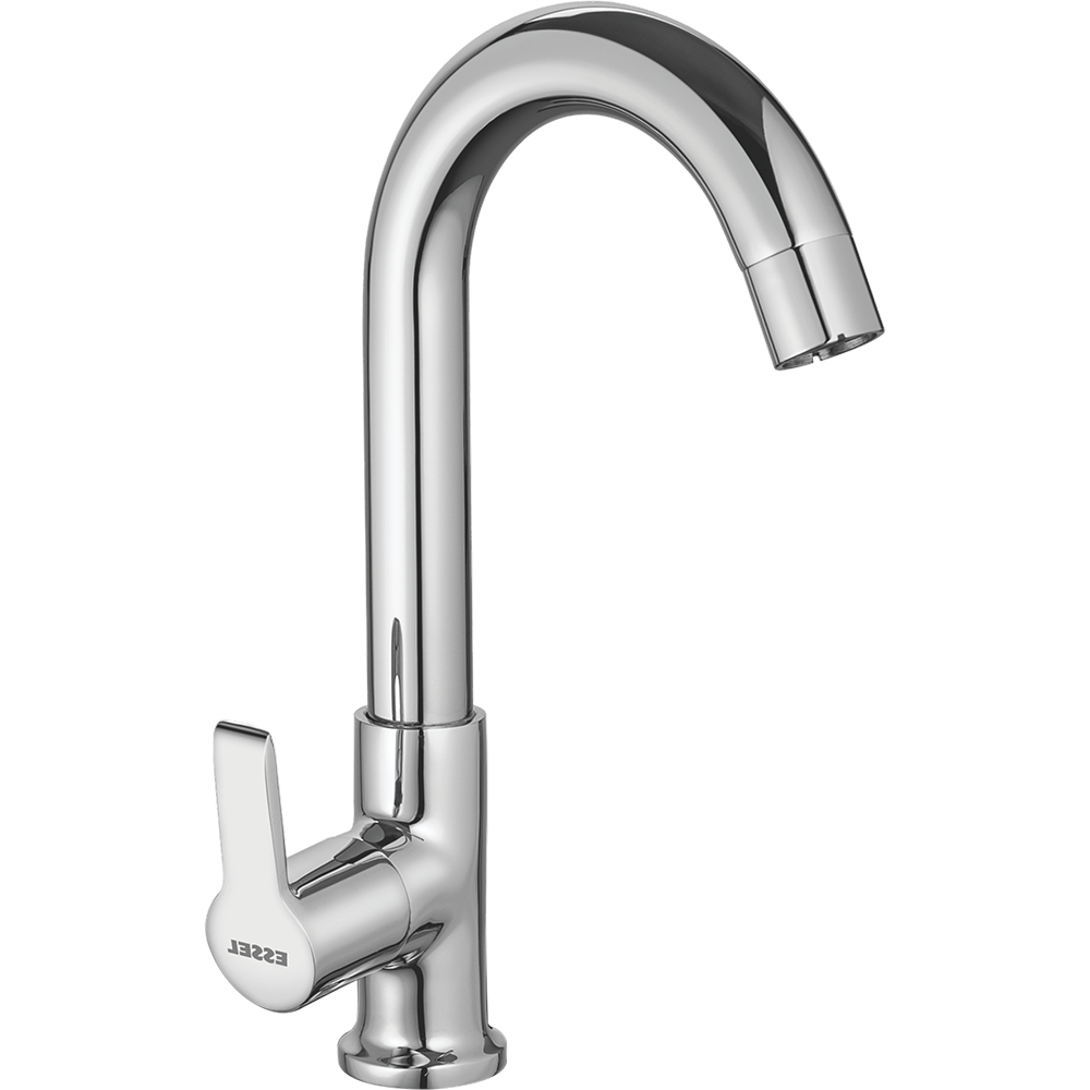 129053 Swan neck with fixed spout and  aerator (left),