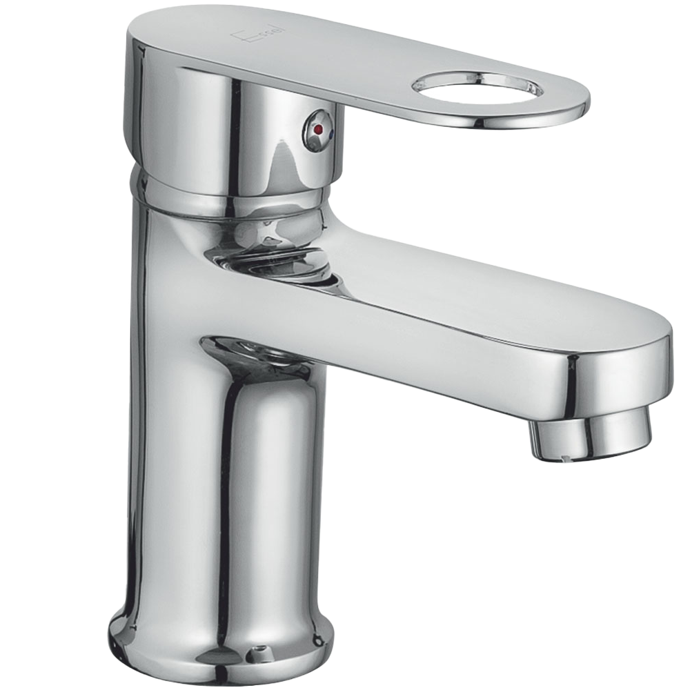 130001 - Single lever basin mixer without  popup waste