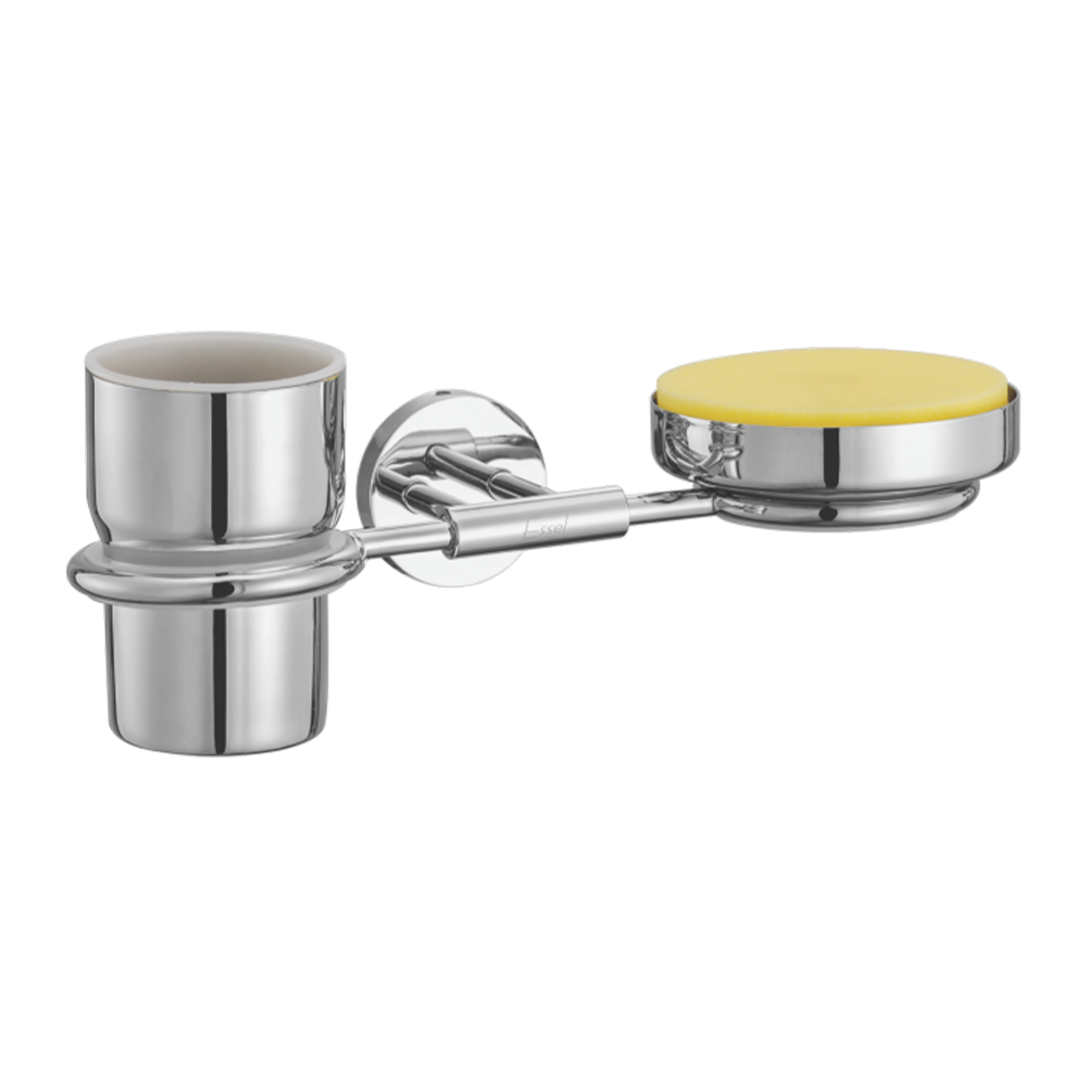131029 - Soap dish cum tumbler holder