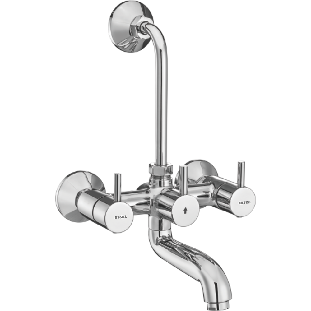 131065 - Wall mixer with inbuilt  provision for overhead shower  (inclusive of 115mm bend pipe)