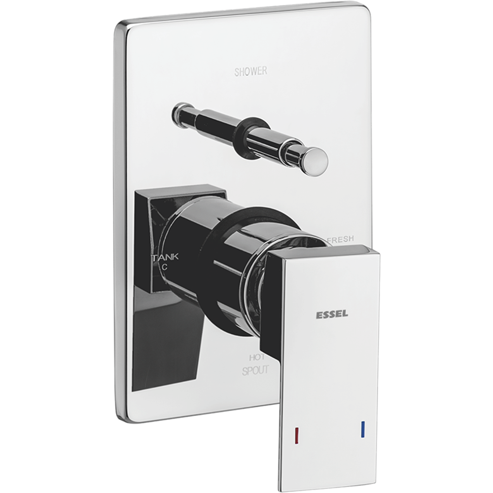 Single lever diverter upper part  compatible with 3 inlet diverter
