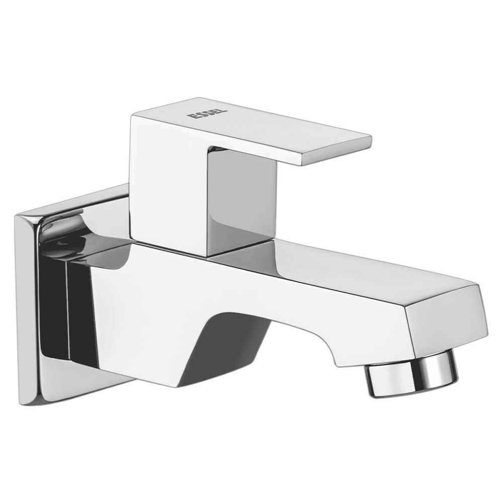 132045 - Bib cock with aerator  and wall flange