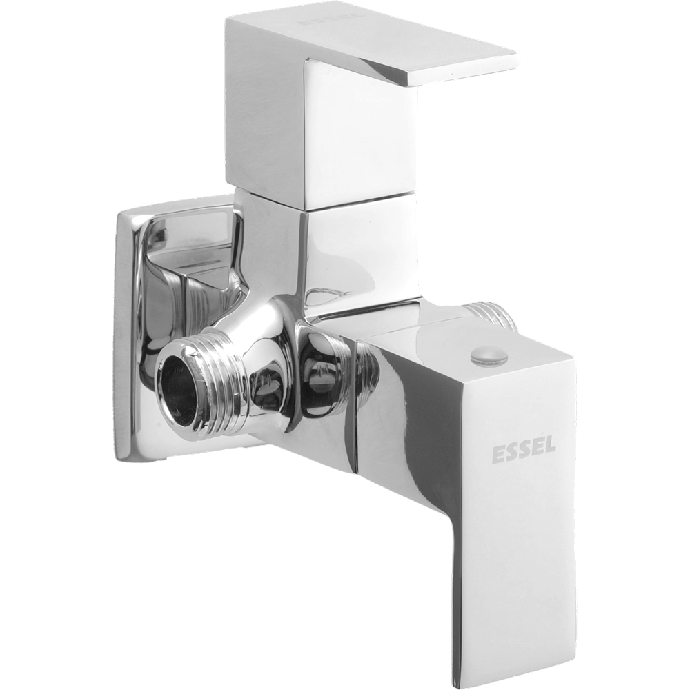 132058 - Two way angular stop valve  with wall flange