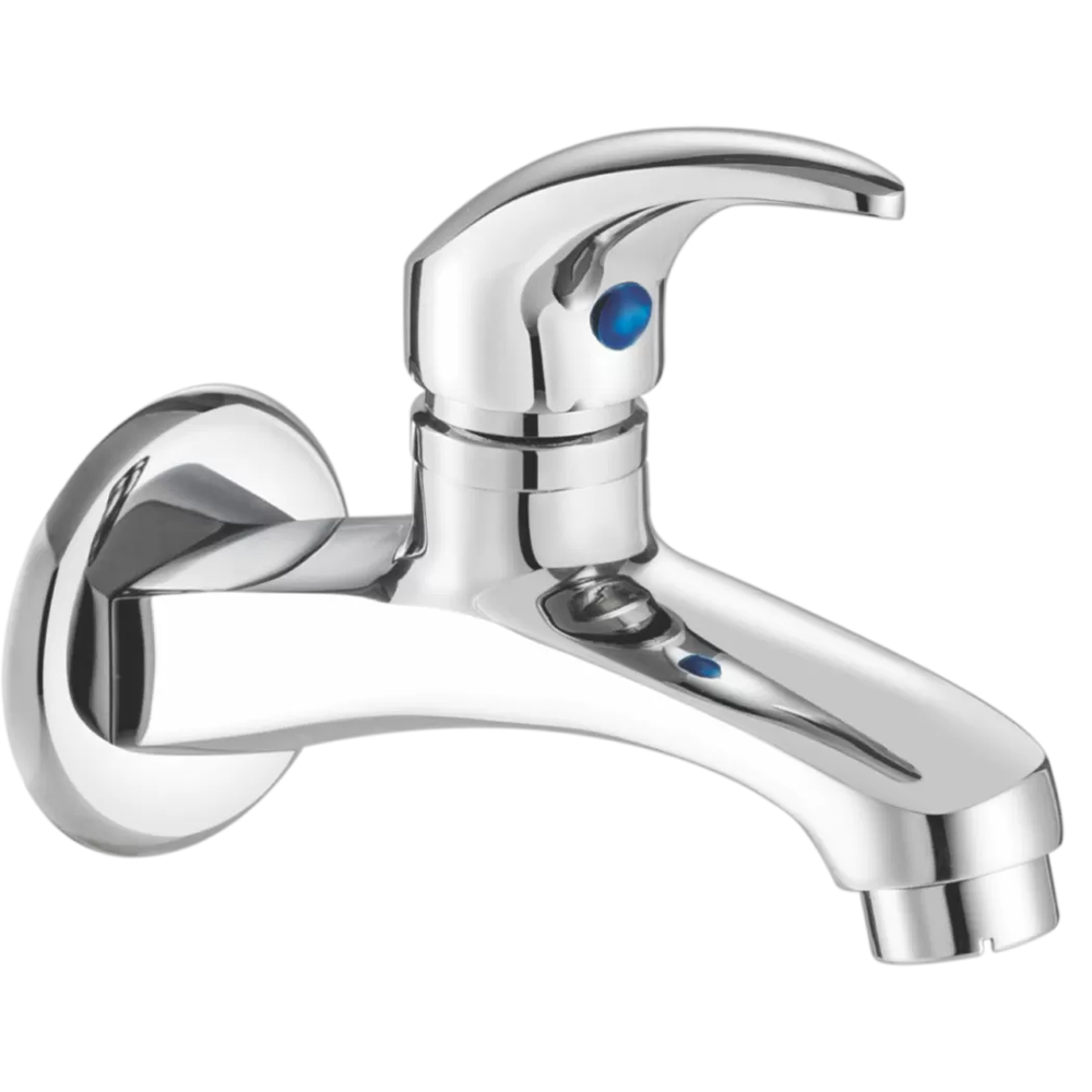 137045 - Bib cock with aerator  and wall flange