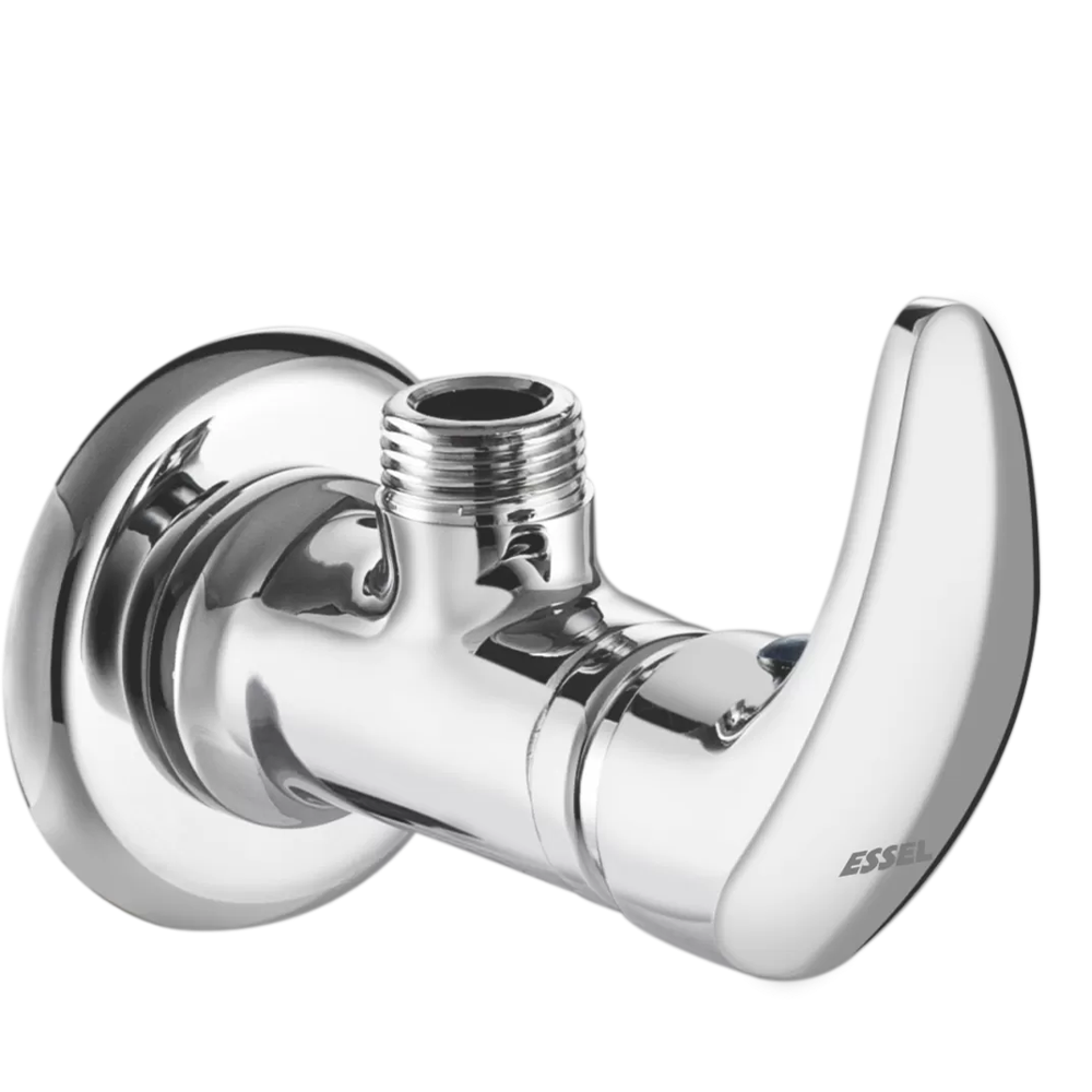 137052 - Angular stop valve  with wall flange