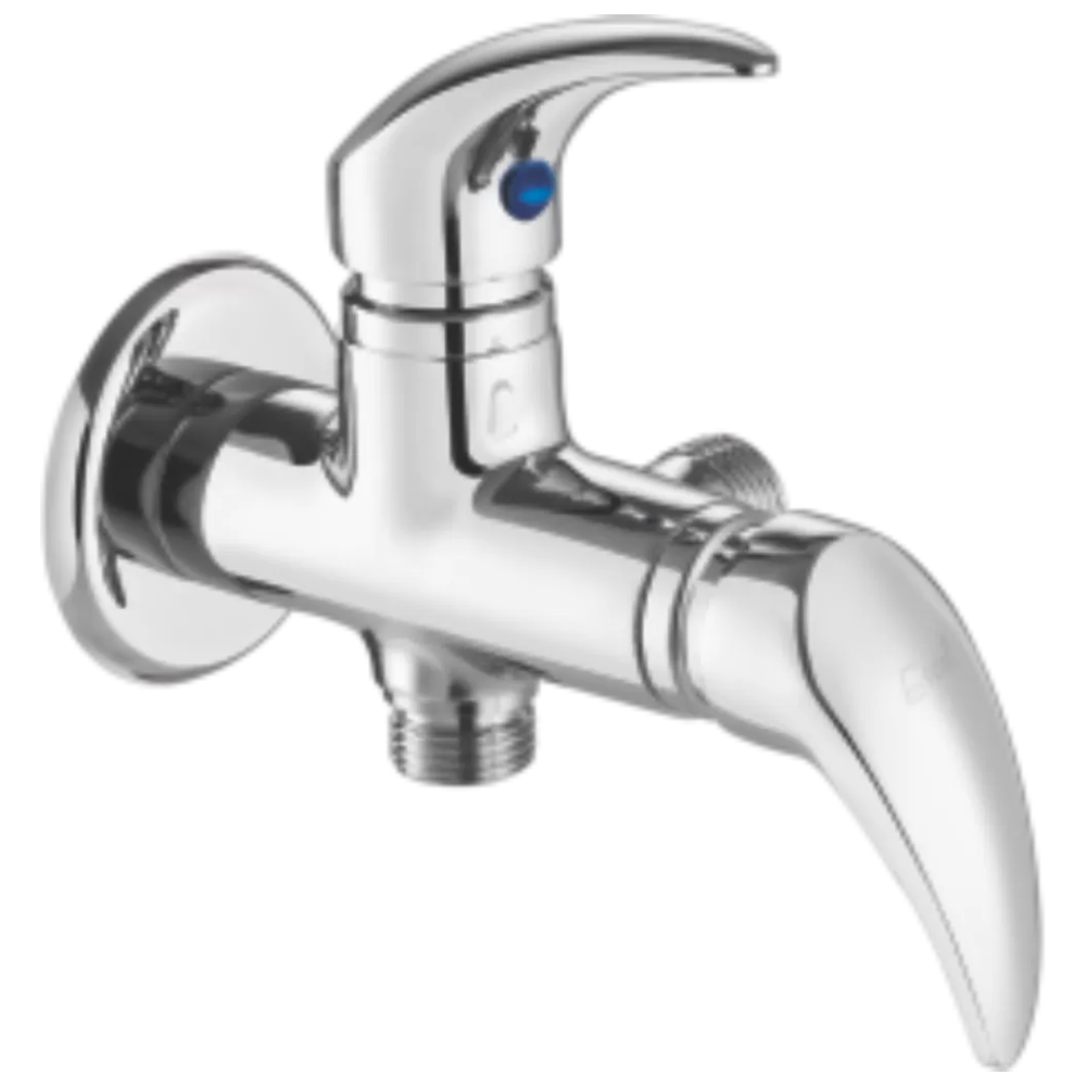 137058 - Two way angular stop  valve with wall flange