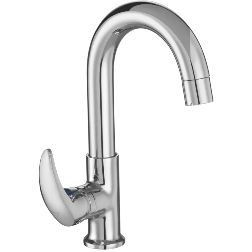 137154 Sink cock - table mounted with  full motion spout and aerator