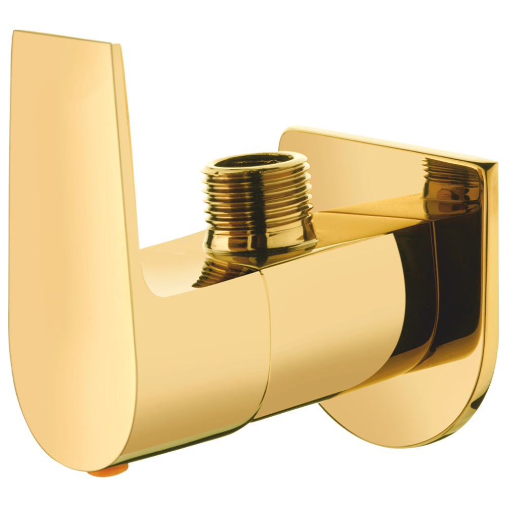 138052 - G  Angular stop valve with wall flange