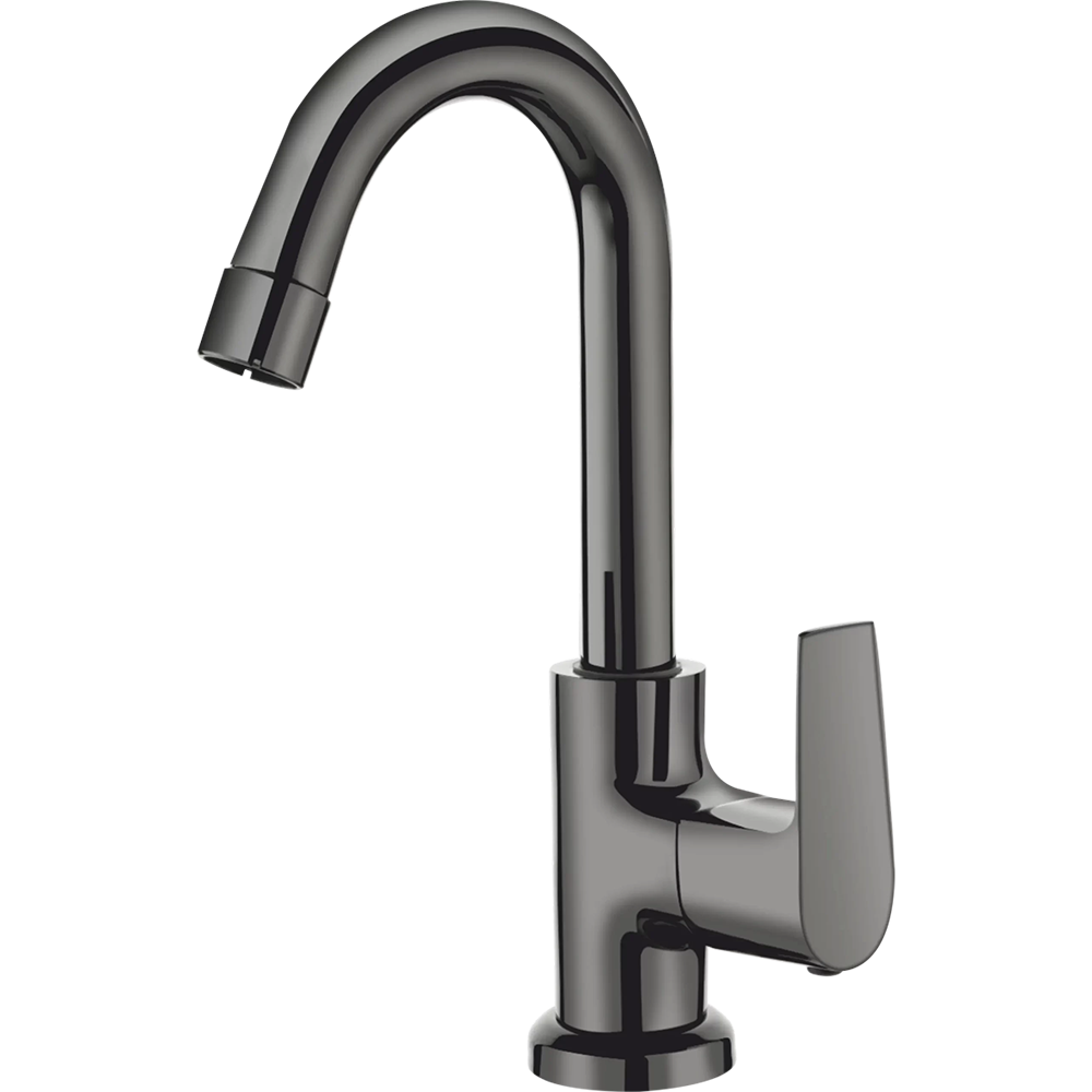 138454 - B Sink cock - table mounted with  full motion spout and aerator