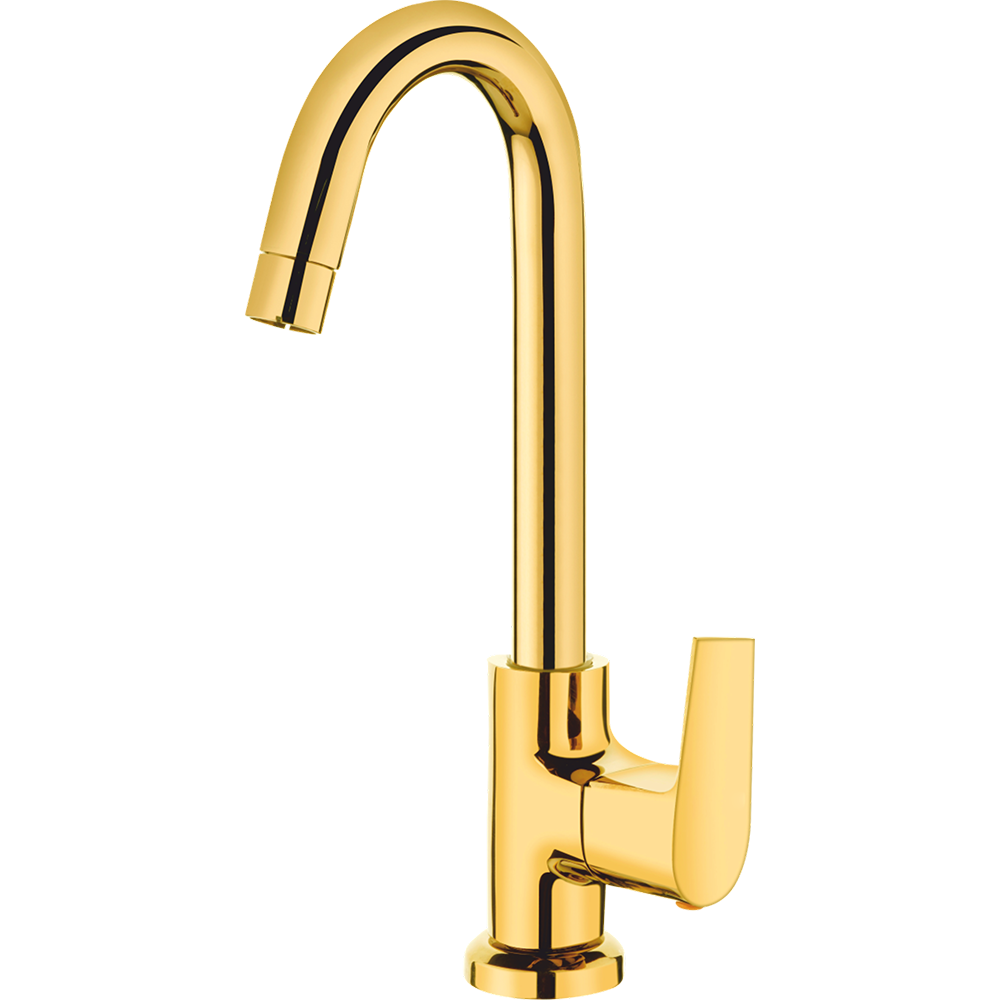 138454 - G Sink cock - table mounted with  full motion spout and aerator