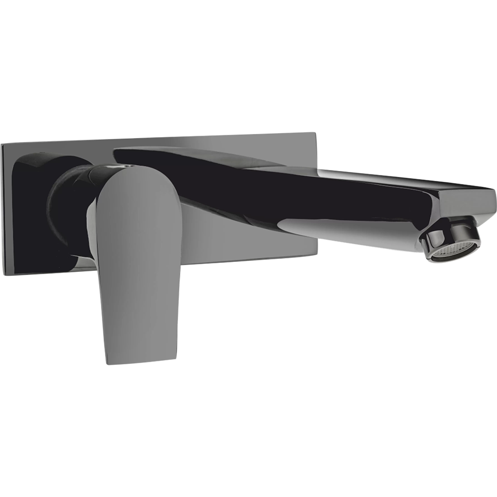 139044 - B Single lever pillar cock wall  mounted exposed part with  concealed installation (complete)