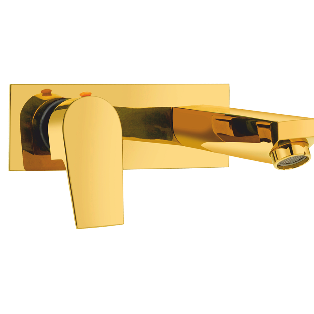 139044 - G Single lever pillar cock wall  mounted exposed part with  concealed installation (complete)
