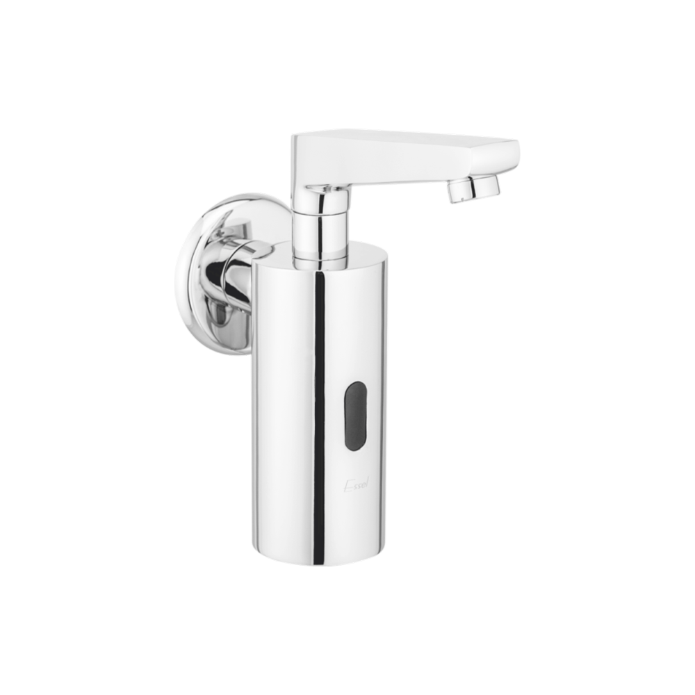 183184 - Sensor faucet wall mounted with square spout