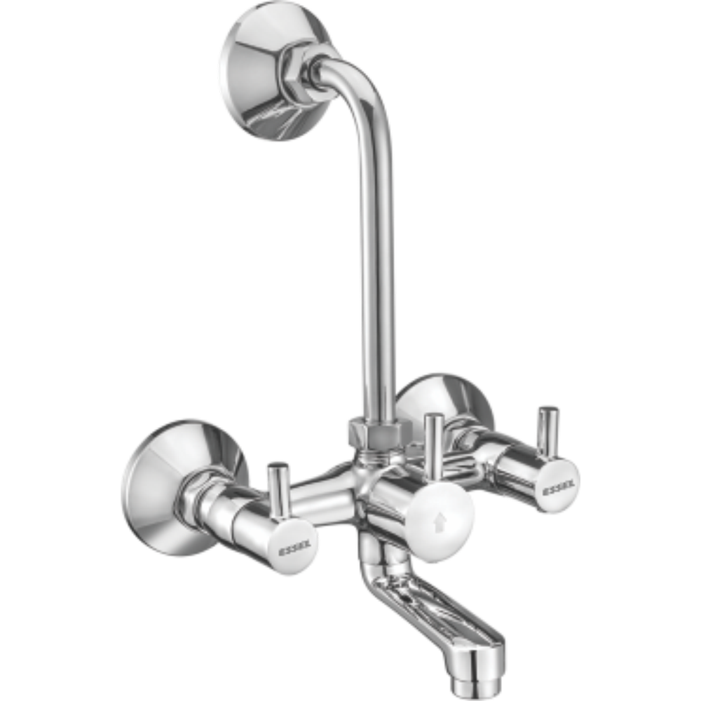 191065 - wall mixer with inbuilt provision  for overhead shower (inclusive  of 115mm bend pipe)