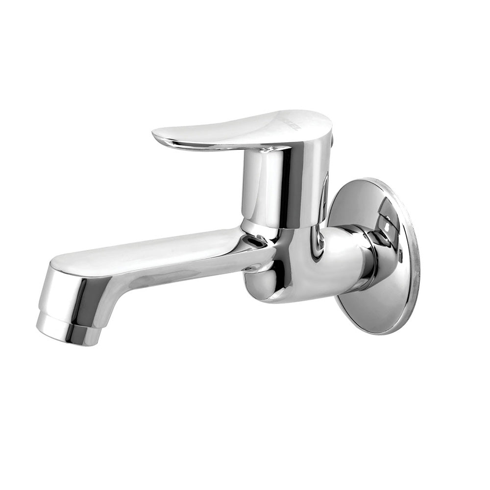 192047 - LONG NOSE BIB COCK WITH AREATOR  & WALL FLANGE