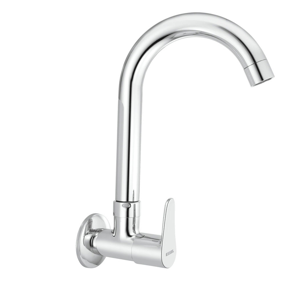 192054 - SINK COCK WALL MOUNTED WITH FULL MOTION SPOUT & AREATOR