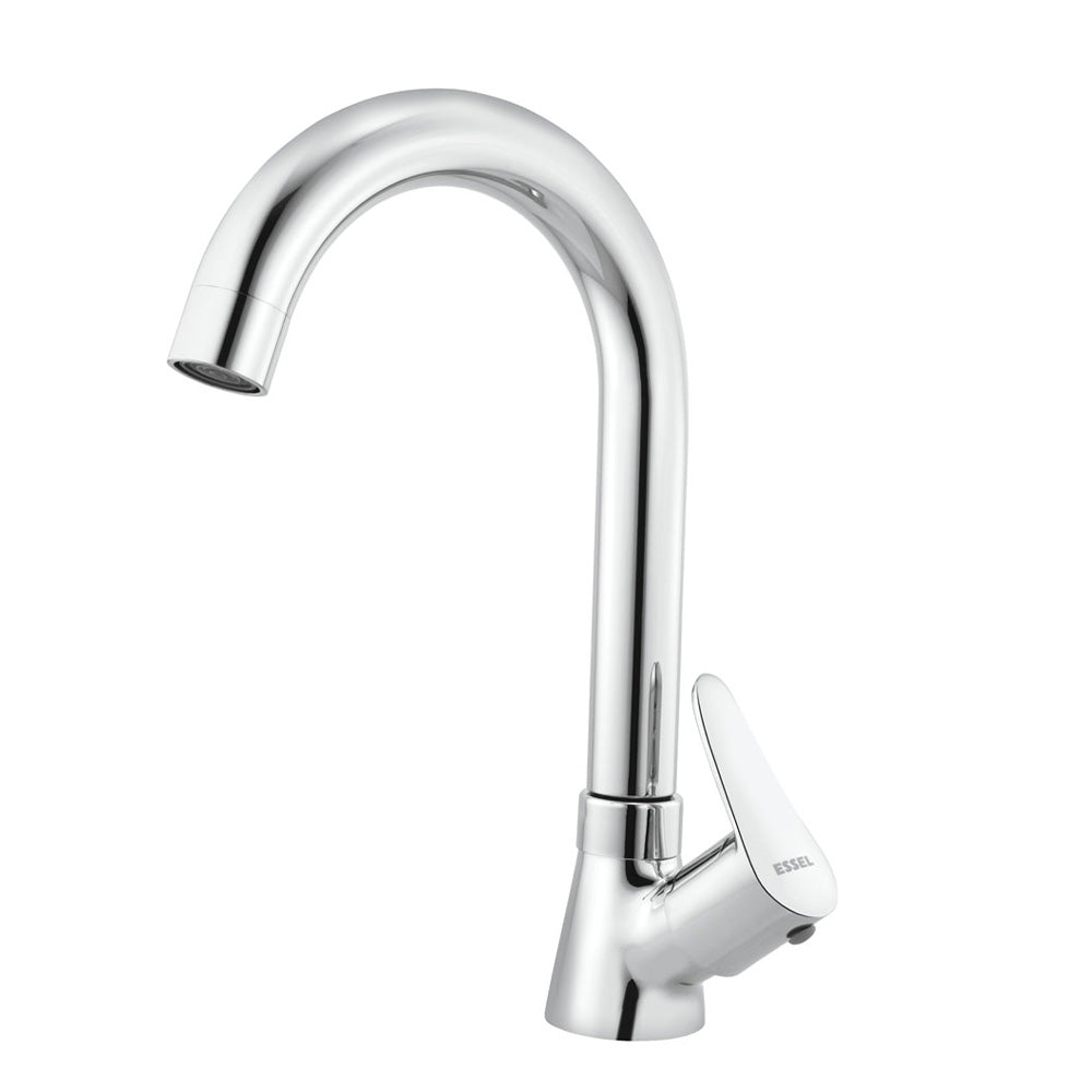 192066 - CENTRAL HOLE BASIN MIXER WITH SWIVEL SPOUT & AREATOR