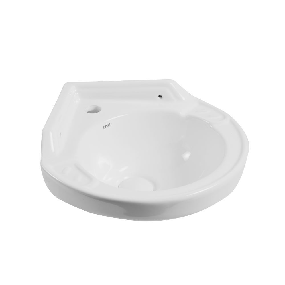 EEND -  Wall hung corner basin - 400x400x200
