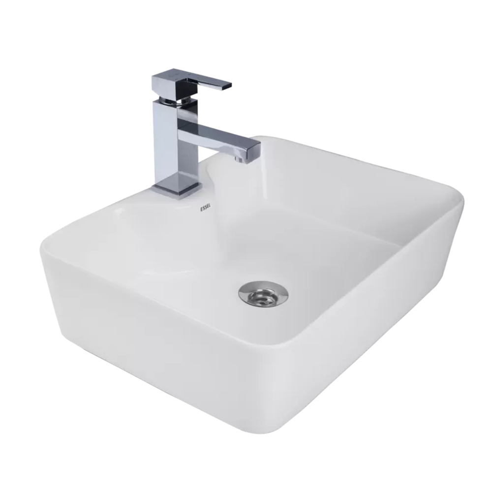 EGOS - THIN RIN TABLE TOP BASIN - 490X380X130MM