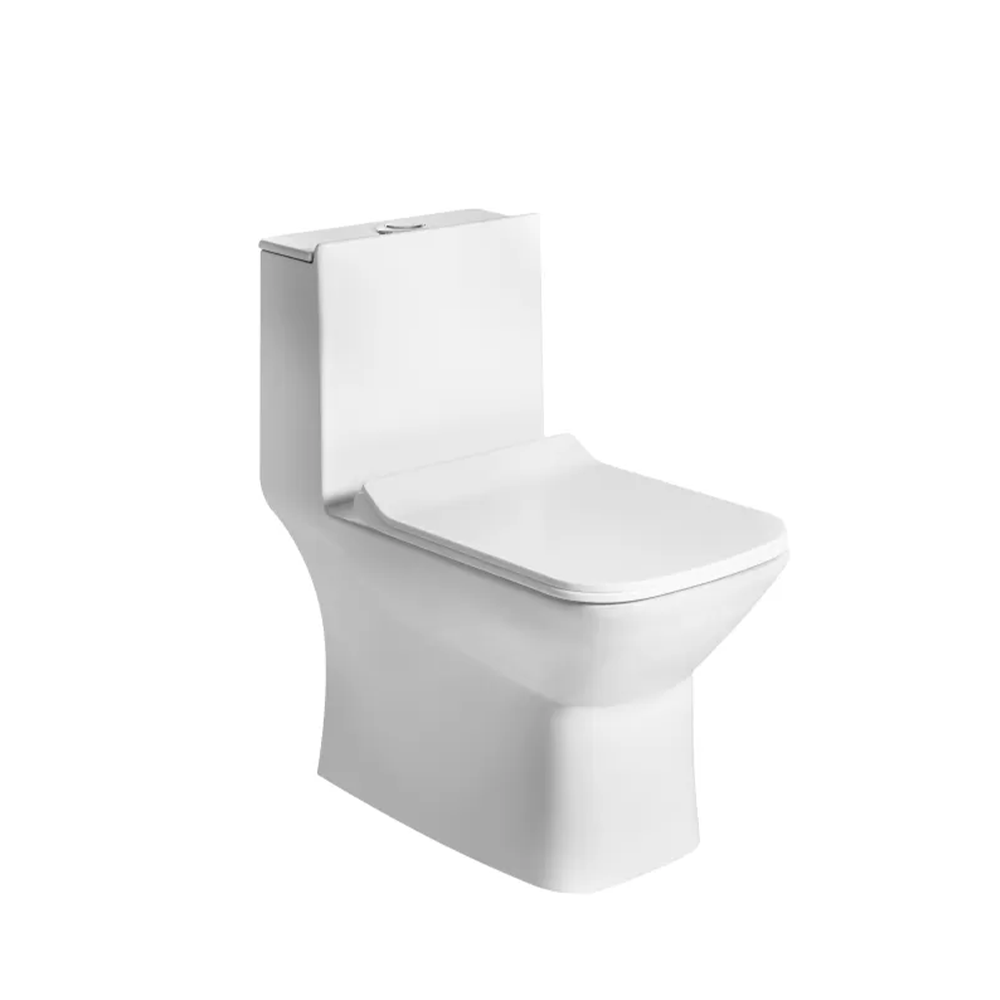 ENCO - One piece water closet with seat cover - 655x355x720 mm