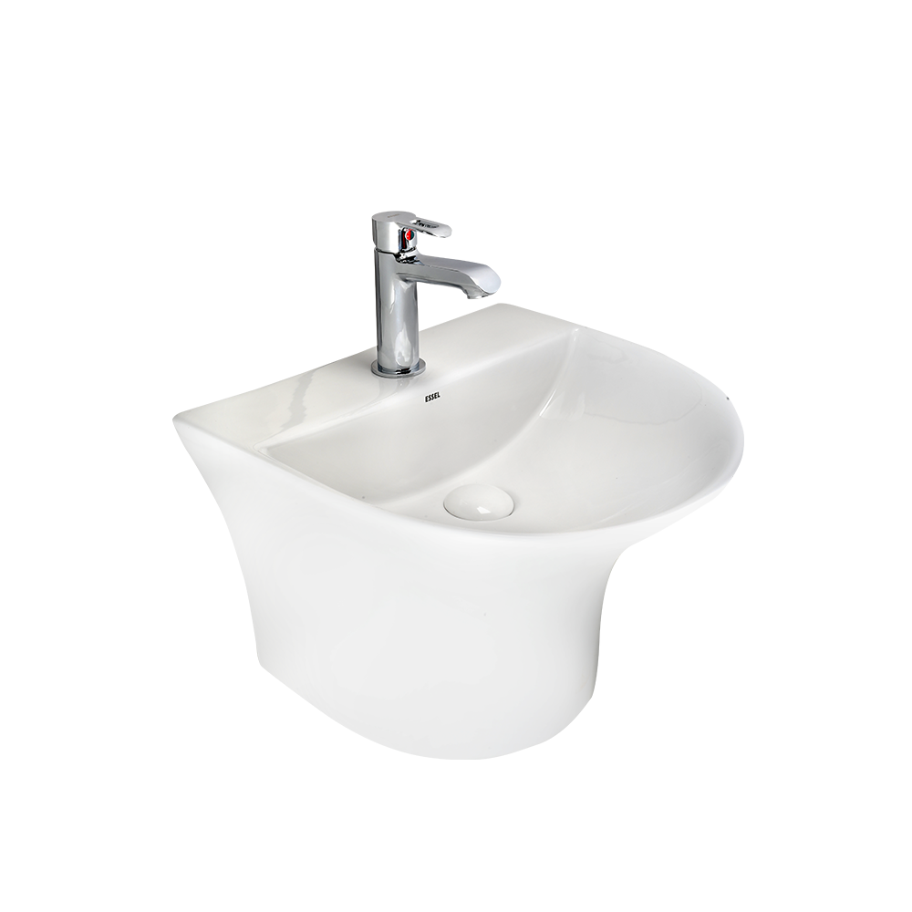 ETAM -  Thin rim table top basin - 440x410x290mm