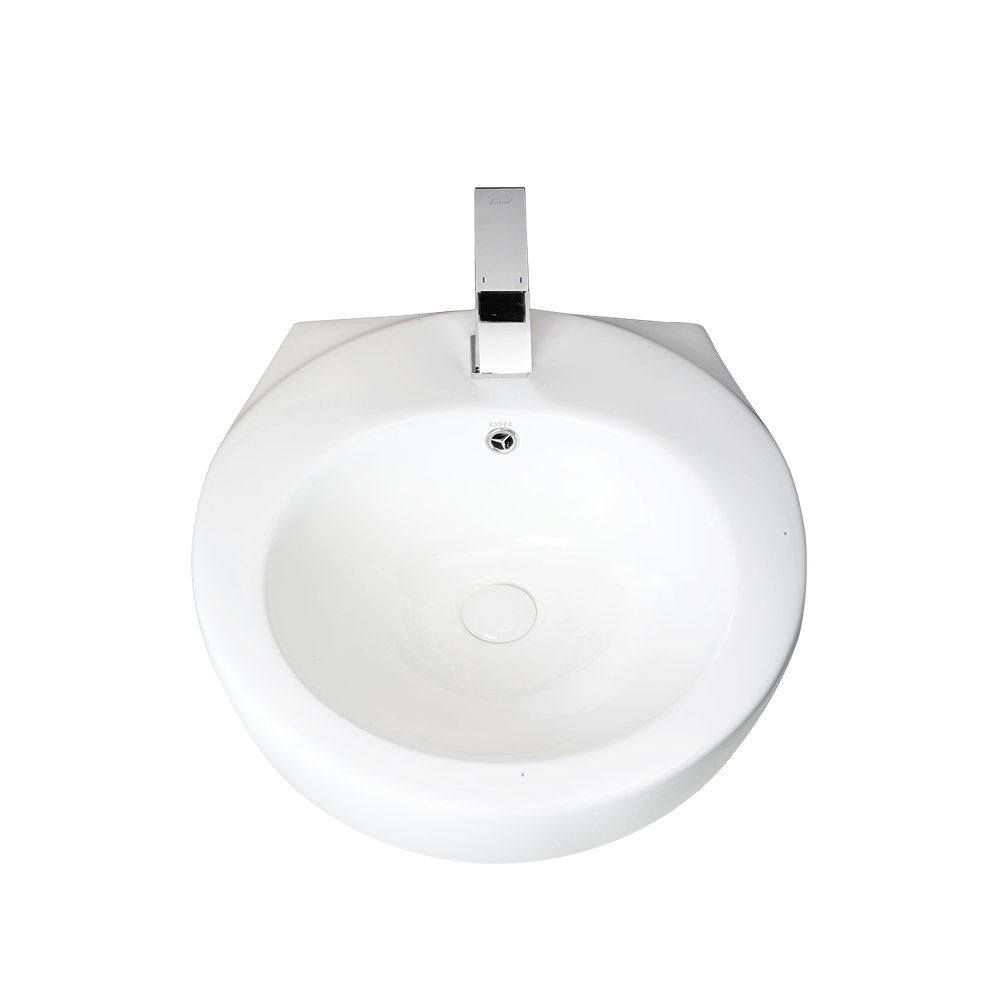 ETOO -  Integrated basin with tap hole - 500X510X360mm