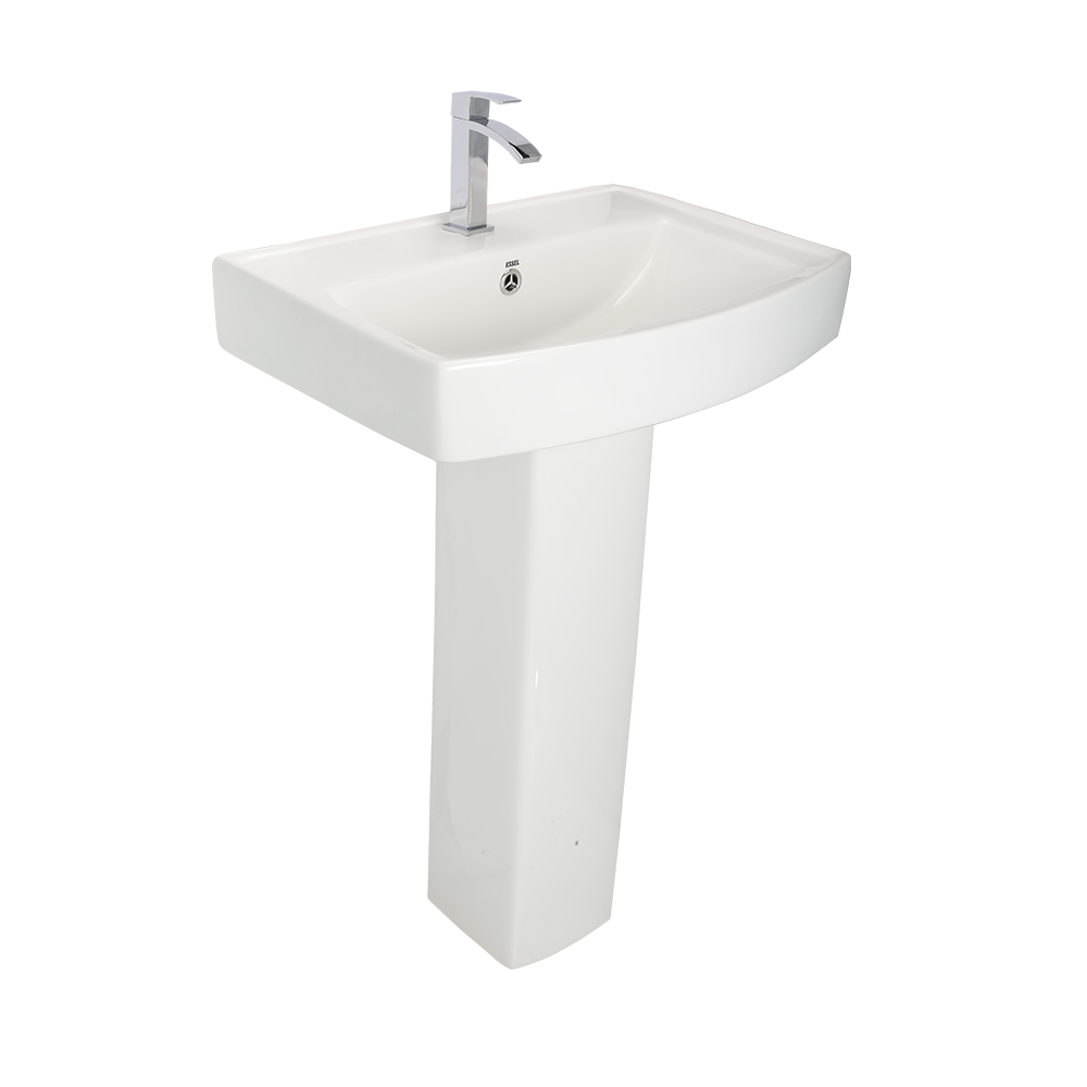 EXOR - WALLHUNG WASH BASIN - 590X450X890 MM