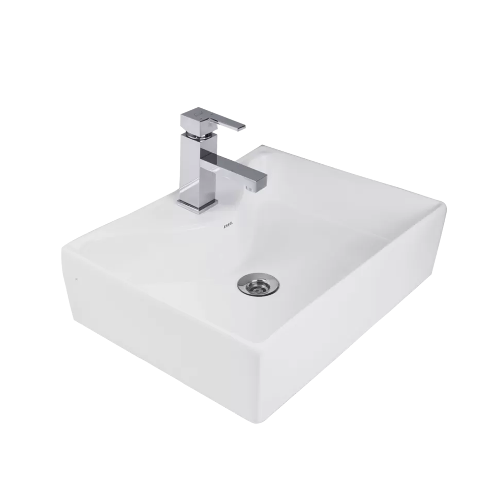 EYRA -  Thin rim table top Basin - 570X370X130 mm