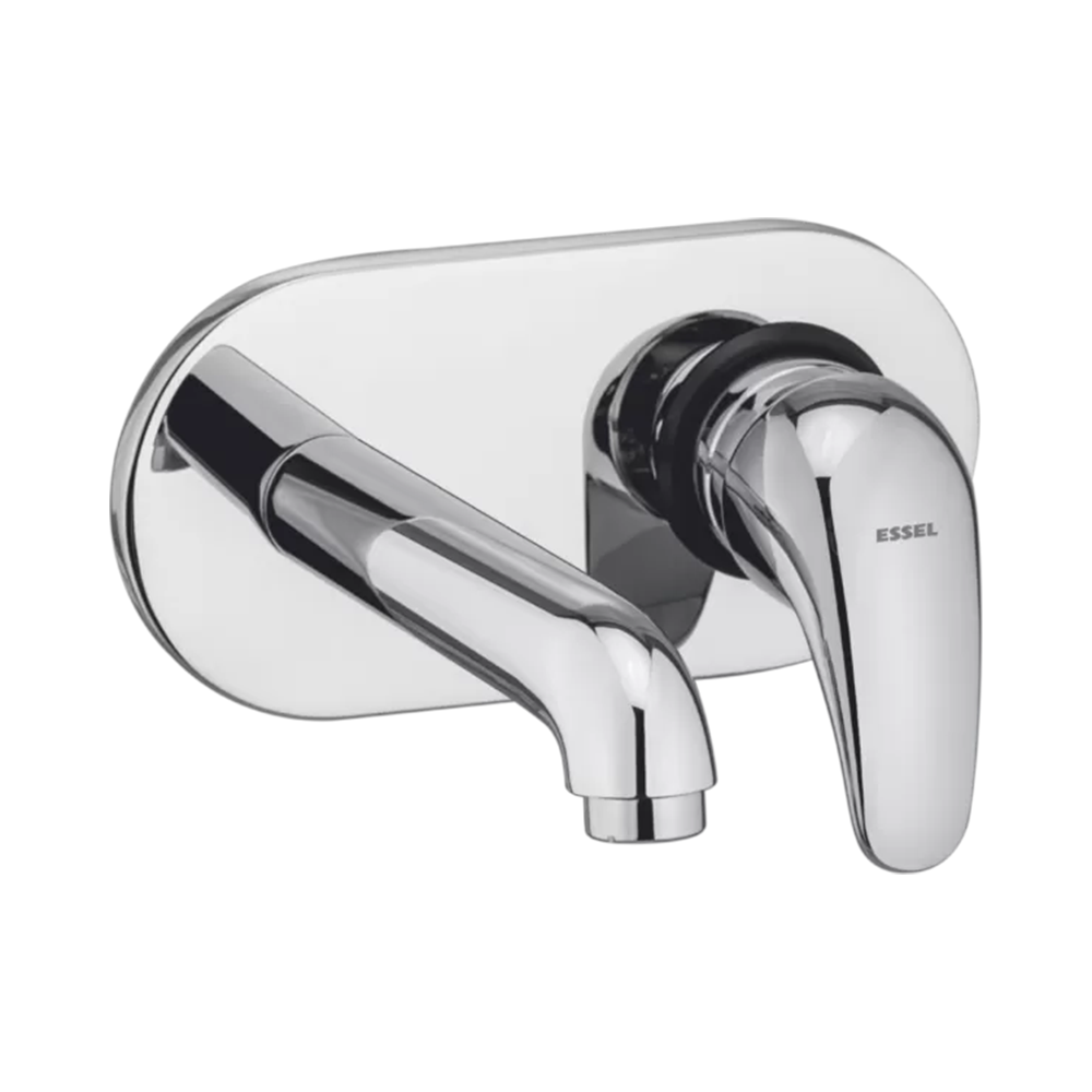 Single lever basin mixer wall  mounted exposed part with  concealed installation (35mm)