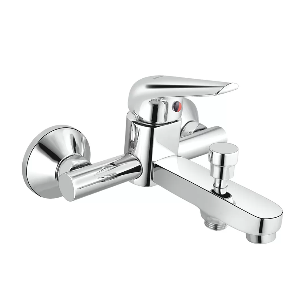 120406 - Single lever wall mixer with telephonic arrangement