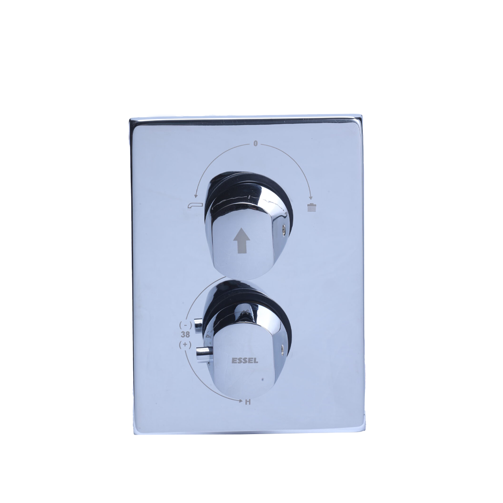 184001 - Concealed bath & shower mixer with thermostat control cartridge round